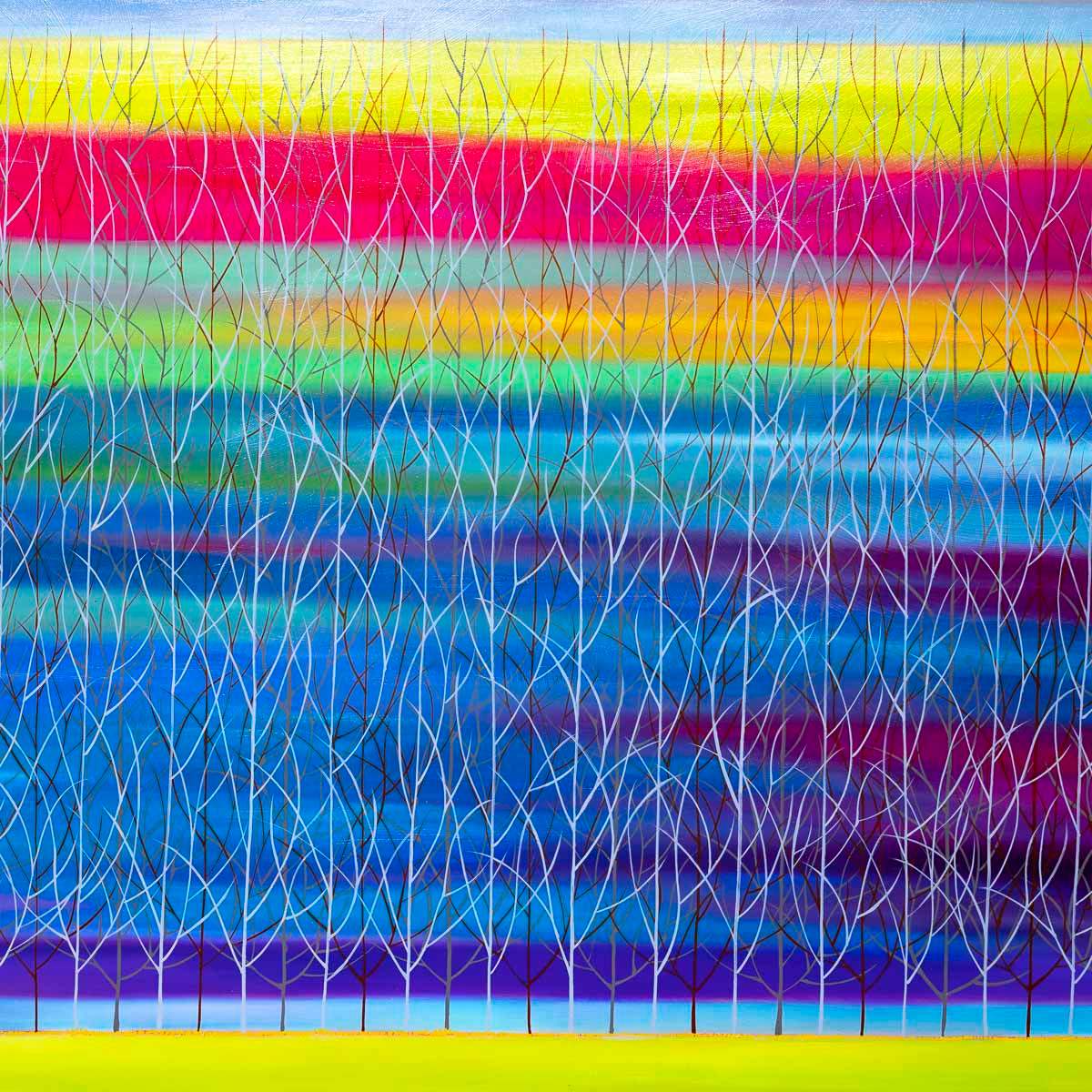 Mystic Meadows - Original - SOLD by artist Mary Johnston - Wyecliffe Galleries