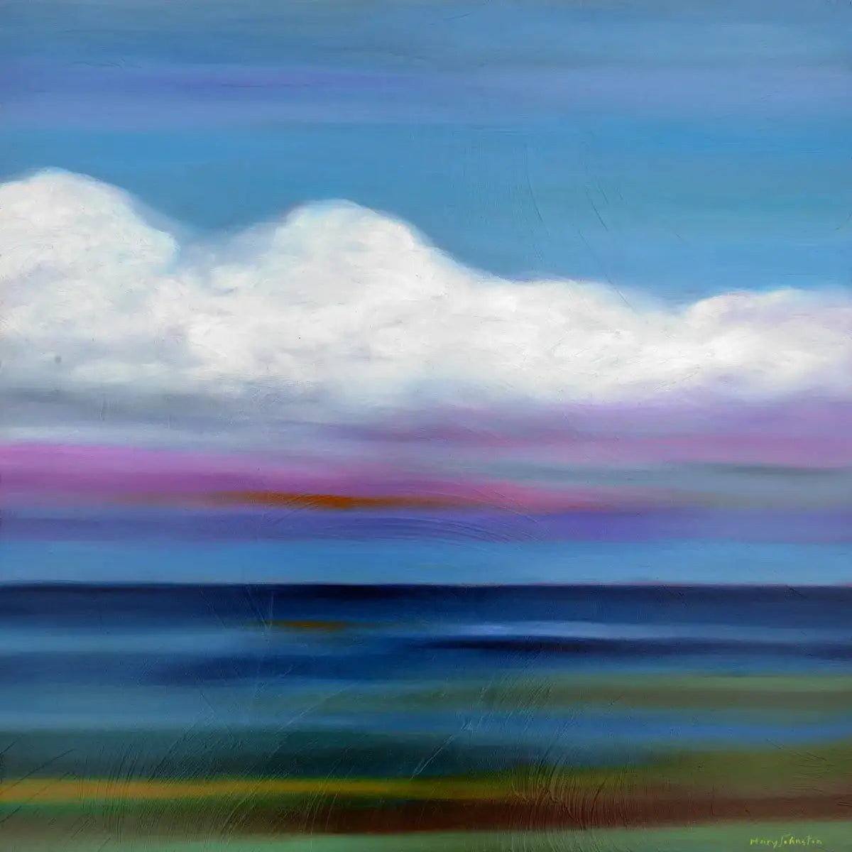 Passing Cloud - Original - SOLD by artist Mary Johnston - Wyecliffe Galleries