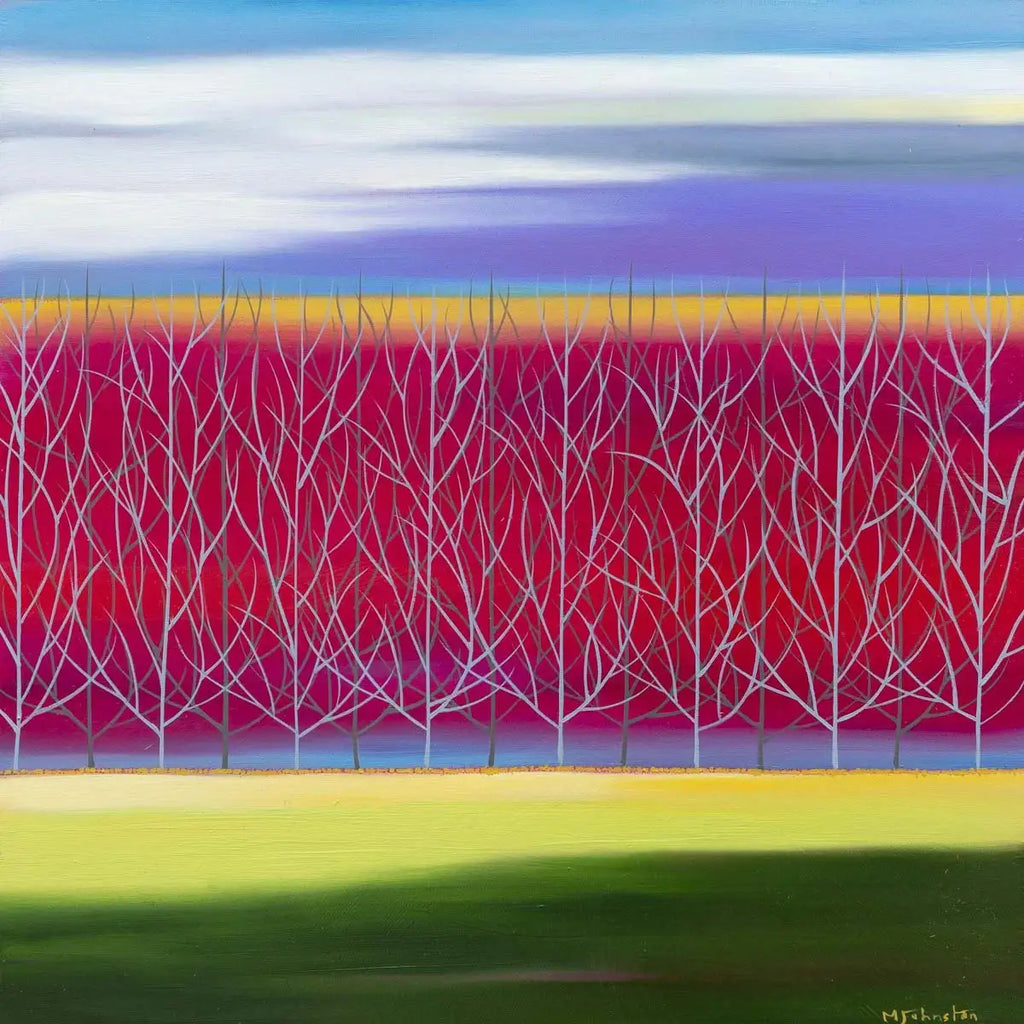 Passing The Trees - Original - SOLD by artist Mary Johnston - Wyecliffe Galleries