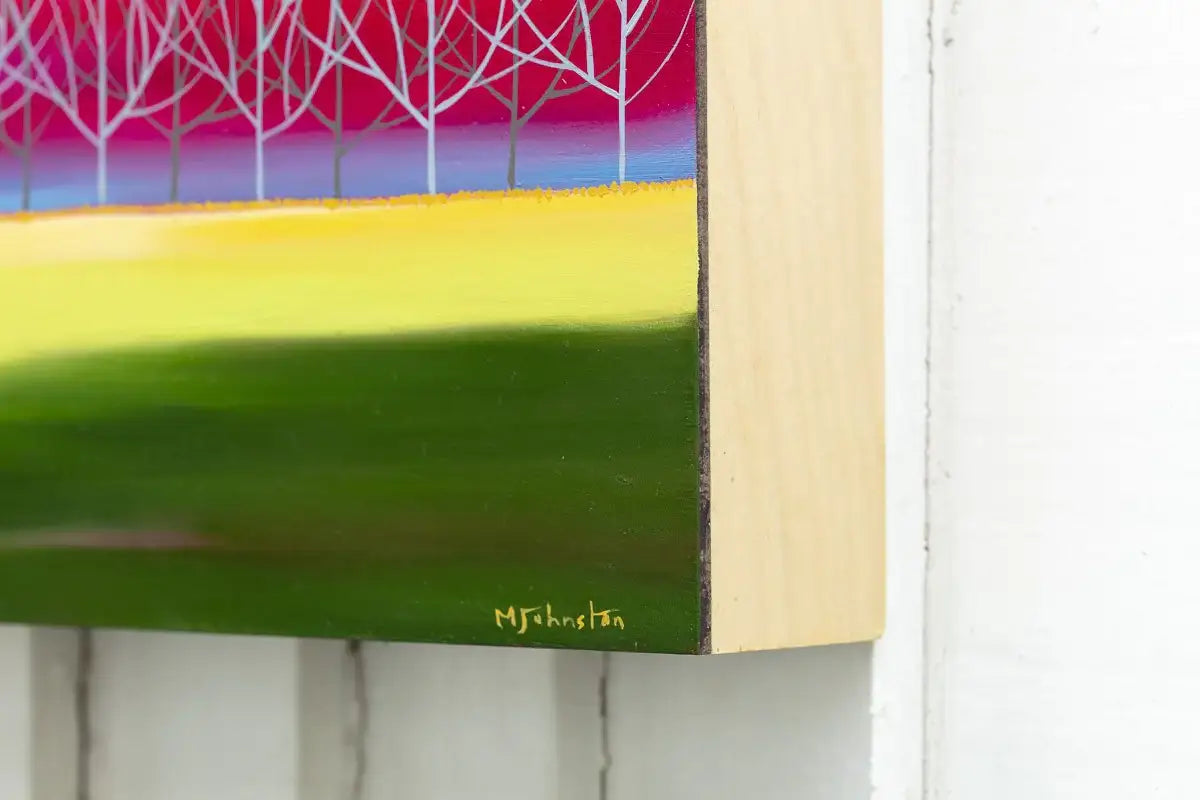Passing The Trees - Original - SOLD by artist Mary Johnston - Wyecliffe Galleries