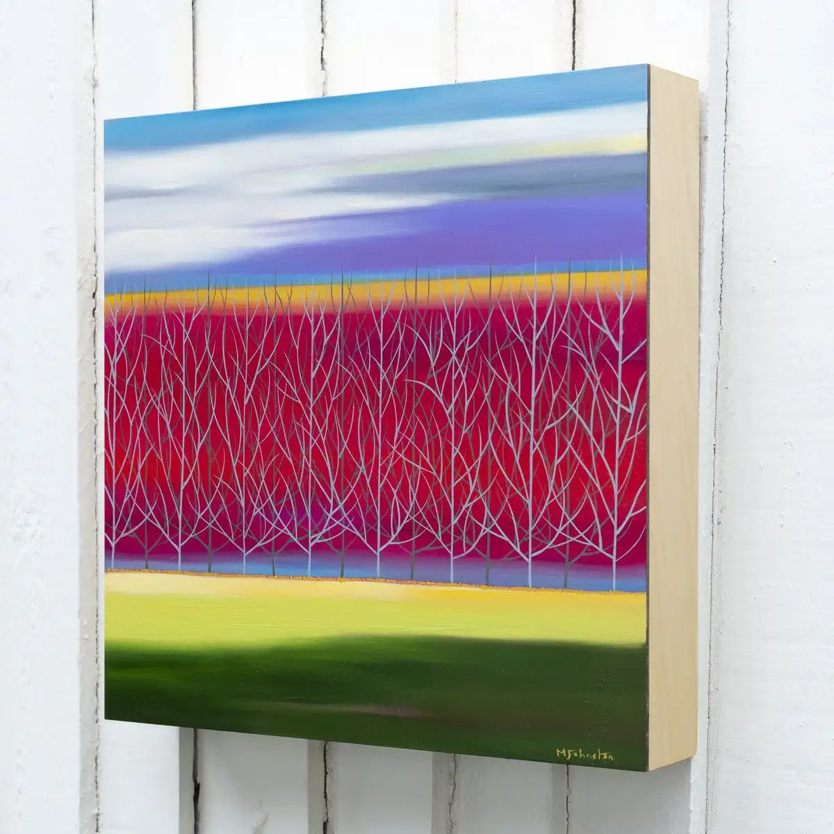 Passing The Trees - Original - SOLD by artist Mary Johnston - Wyecliffe Galleries