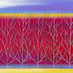 Passing The Trees - Original - SOLD by artist Mary Johnston - Wyecliffe Galleries