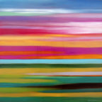 Pink in The Sky - Original - SOLD by artist Mary Johnston - Wyecliffe Galleries