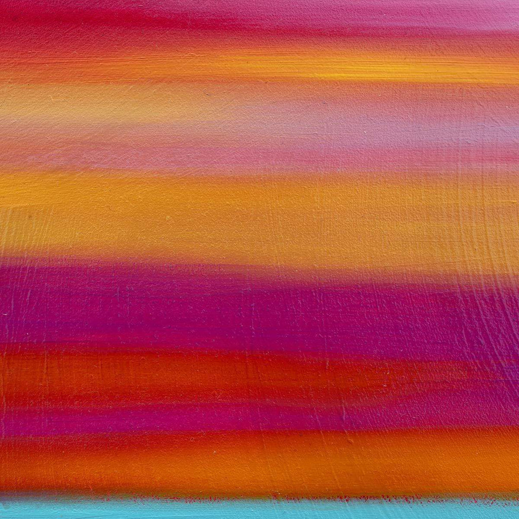 Pink in The Sky - Original - SOLD by artist Mary Johnston - Wyecliffe Galleries