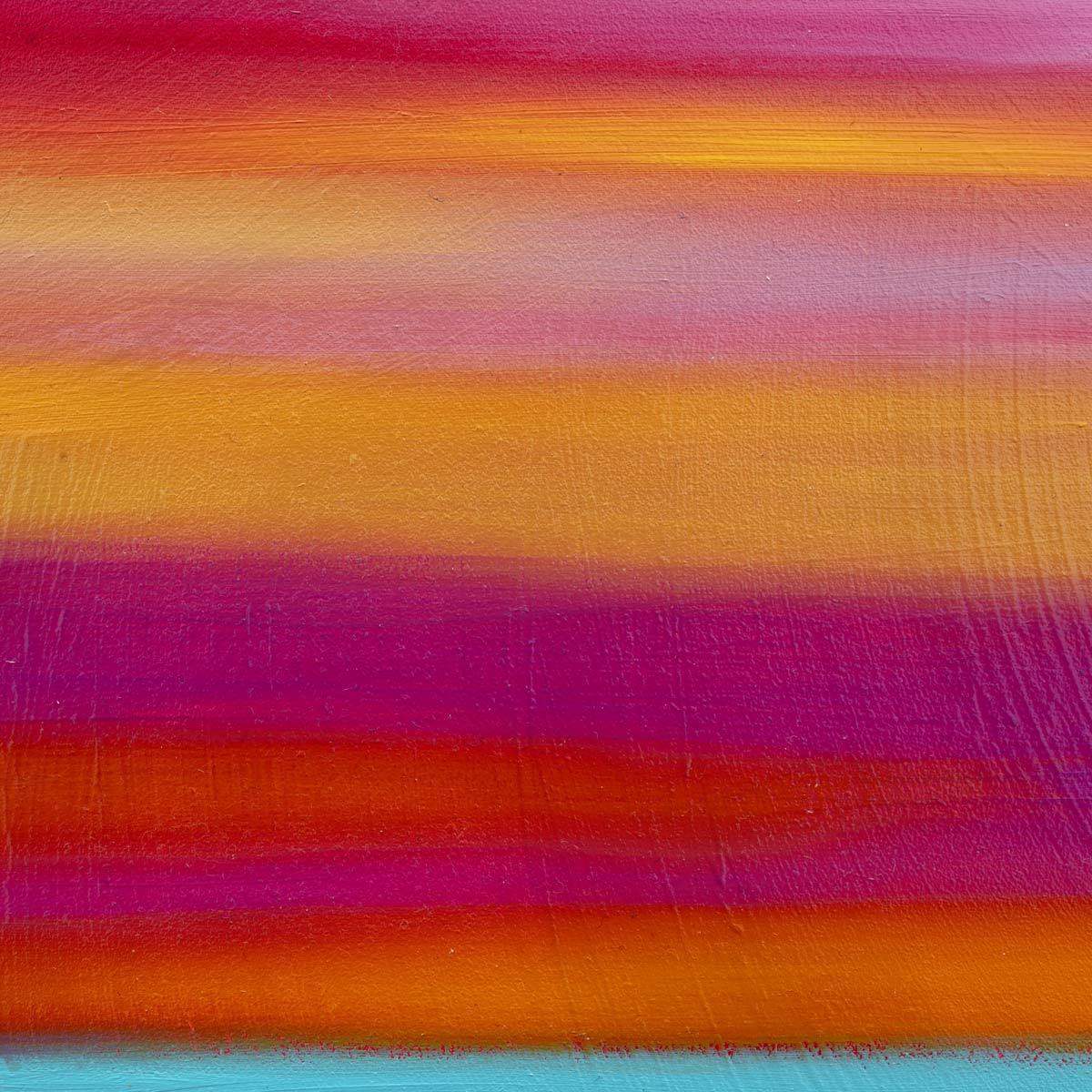 Pink in The Sky - Original - SOLD by artist Mary Johnston - Wyecliffe Galleries