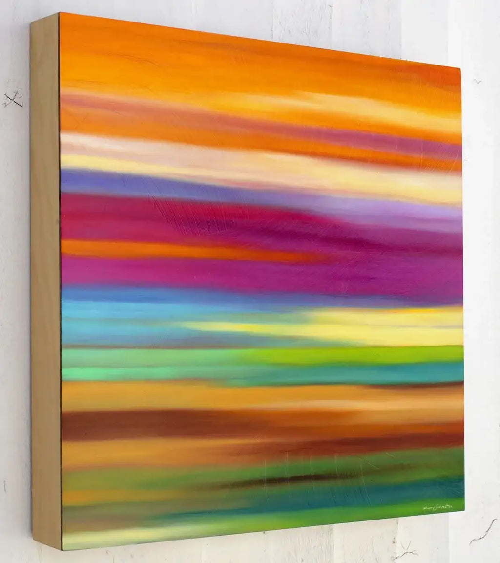Striations - Original - SOLD by artist Mary Johnston - Wyecliffe Galleries