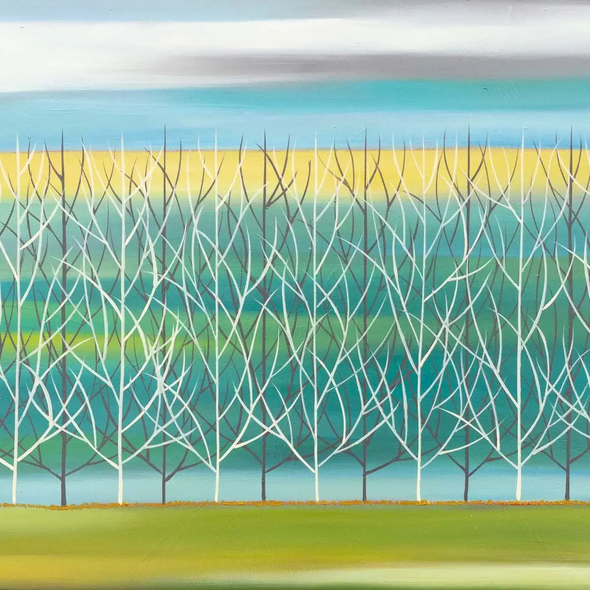 Subtle Colours - Original - SOLD by artist Mary Johnston - Wyecliffe Galleries