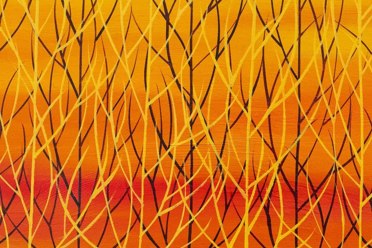 Sunset Feels - Original - SOLD by artist Mary Johnston - Wyecliffe Galleries