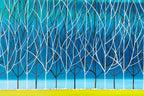 Tangled Trees - Original - SOLD by artist Mary Johnston - Wyecliffe Galleries