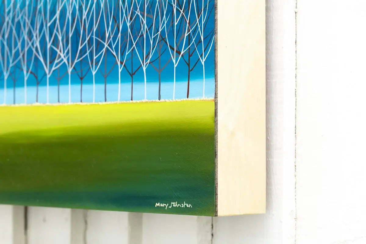 Tangled Trees - Original - SOLD by artist Mary Johnston - Wyecliffe Galleries