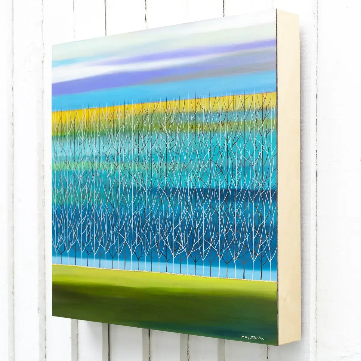 Tangled Trees - Original - SOLD by artist Mary Johnston - Wyecliffe Galleries