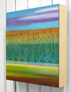 Tranquil Trees - Original - SOLD by artist Mary Johnston - Wyecliffe Galleries