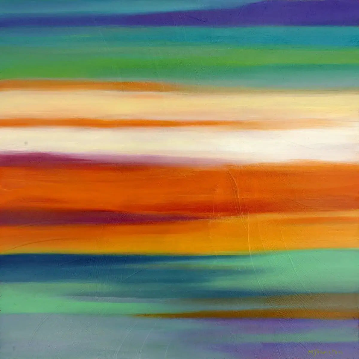 Watch The Sun Shine Through - Original - SOLD by artist Mary Johnston - Wyecliffe Galleries