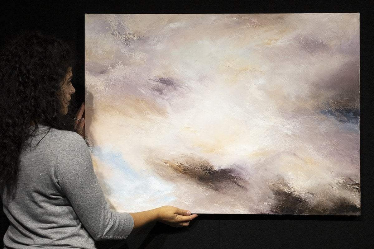 In the Haze - Original - SOLD by artist Michael Claxton - Wyecliffe Galleries