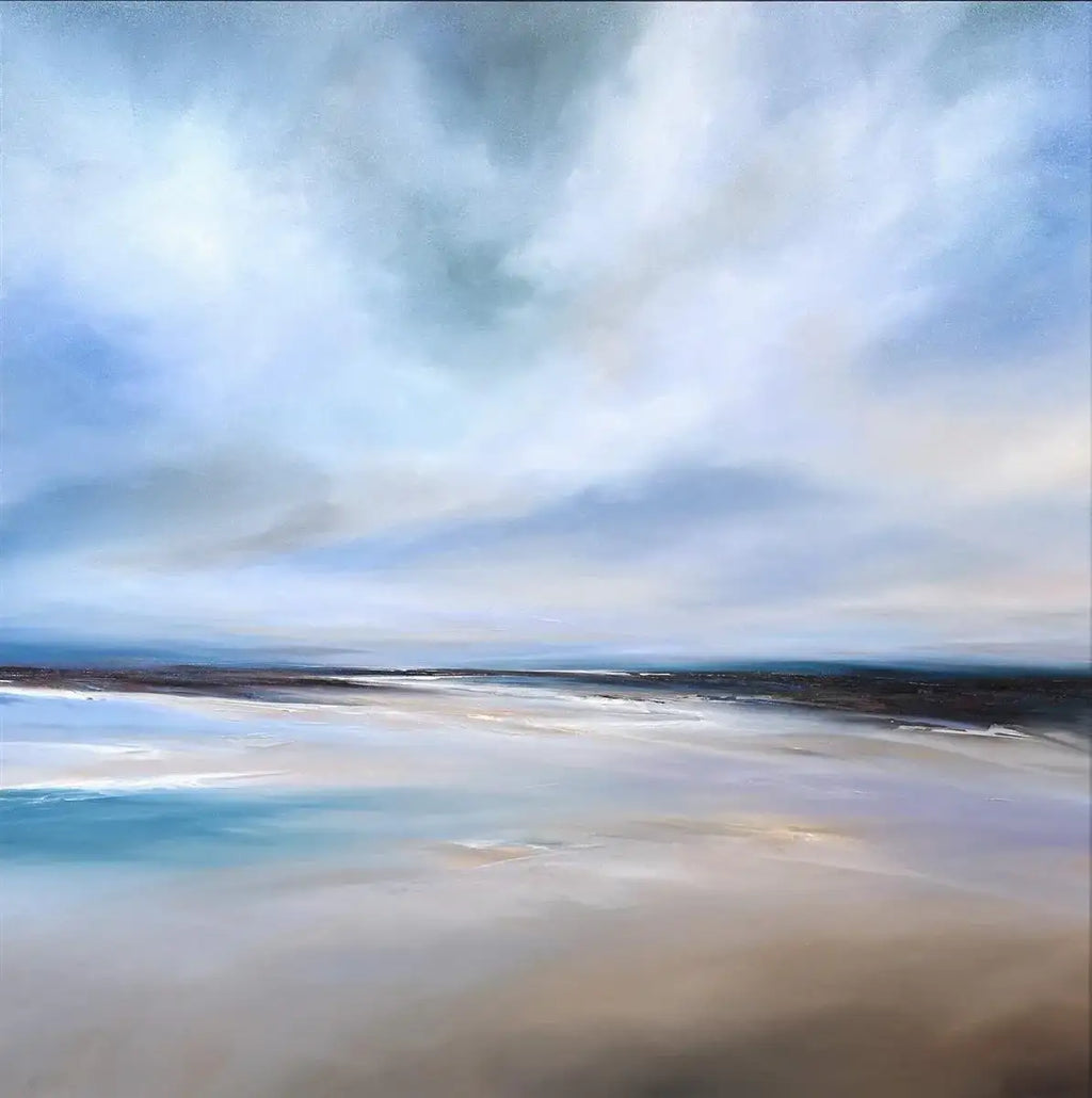 Nordic Sky - SOLD by artist Michael Claxton - Wyecliffe Galleries