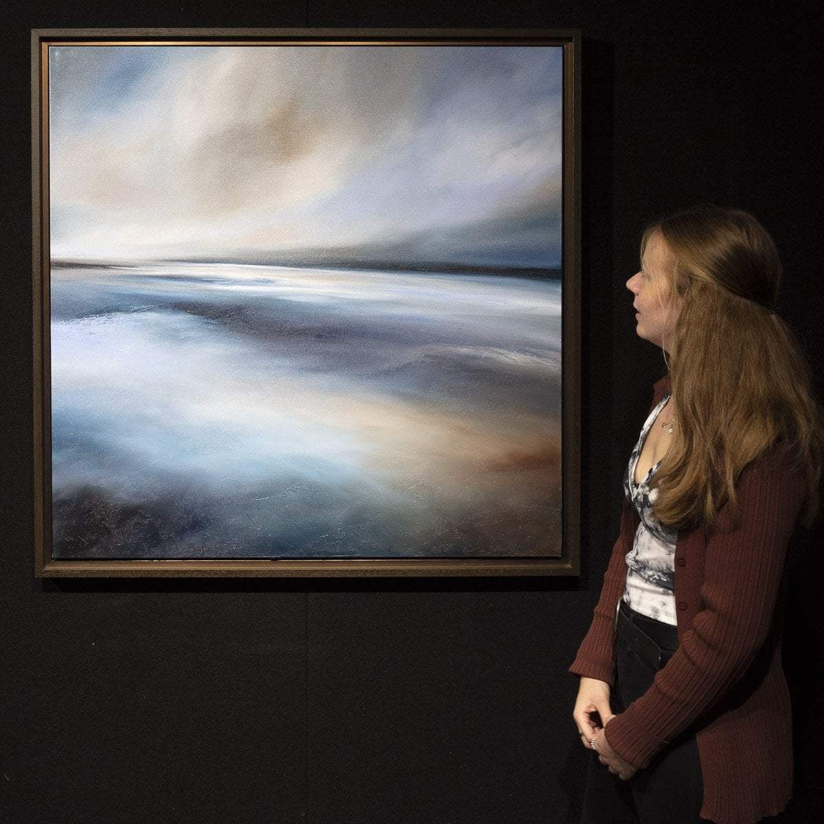 Where The Sea Meets The Sky - Original - SOLD by artist Michael Claxton - Wyecliffe Galleries