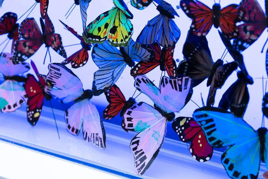 Electric Blue - Original - SOLD by artist Michael Olsen - Wyecliffe Galleries