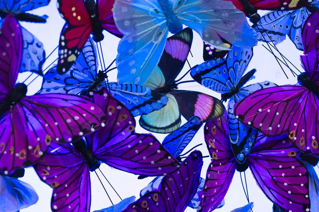 Electric Blue - Original - SOLD by artist Michael Olsen - Wyecliffe Galleries