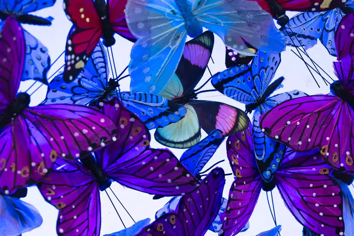 Electric Blue - Original - SOLD by artist Michael Olsen - Wyecliffe Galleries