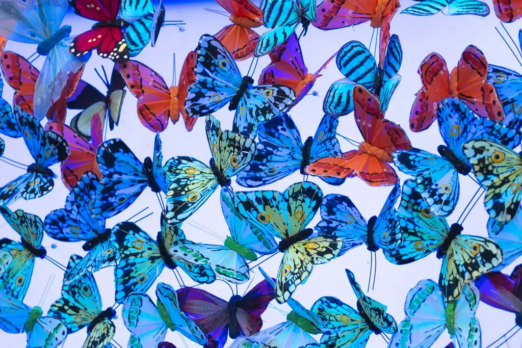 Electric Blue - Original - SOLD by artist Michael Olsen - Wyecliffe Galleries