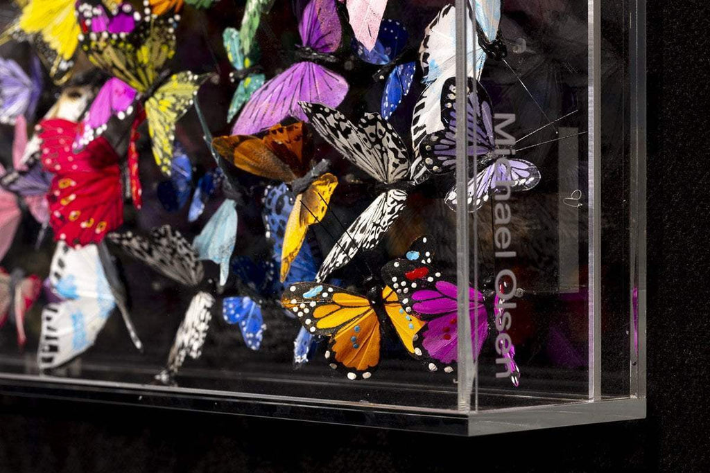 Flutter - Original - SOLD by artist Michael Olsen - Wyecliffe Galleries