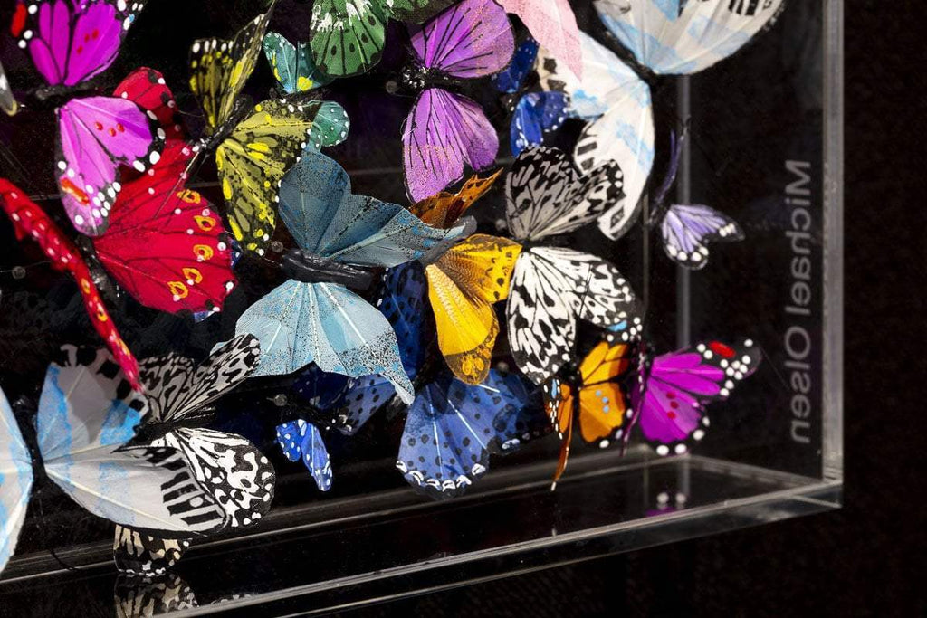 Flutter - Original - SOLD by artist Michael Olsen - Wyecliffe Galleries