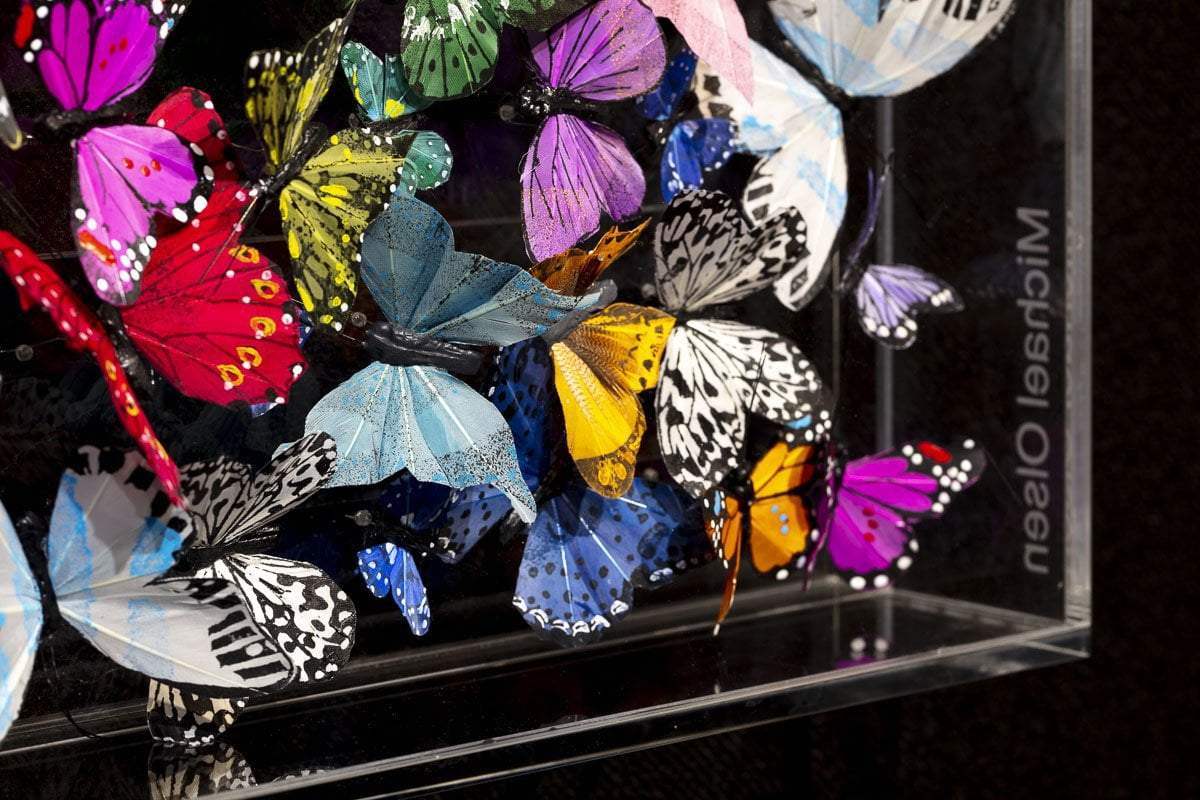 Flutter - Original - SOLD by artist Michael Olsen - Wyecliffe Galleries