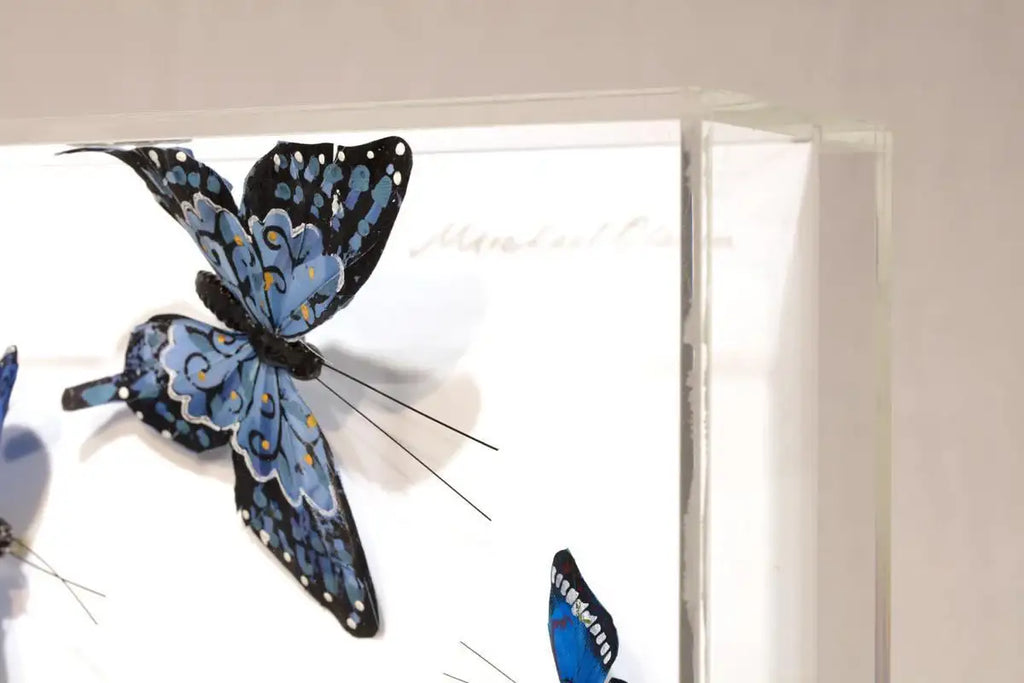 L'Homme Bleu - Original - SOLD by artist Michael Olsen - Wyecliffe Galleries