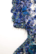 L'Homme Bleu - Original - SOLD by artist Michael Olsen - Wyecliffe Galleries