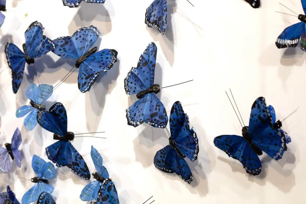 L'Homme Bleu - Original - SOLD by artist Michael Olsen - Wyecliffe Galleries