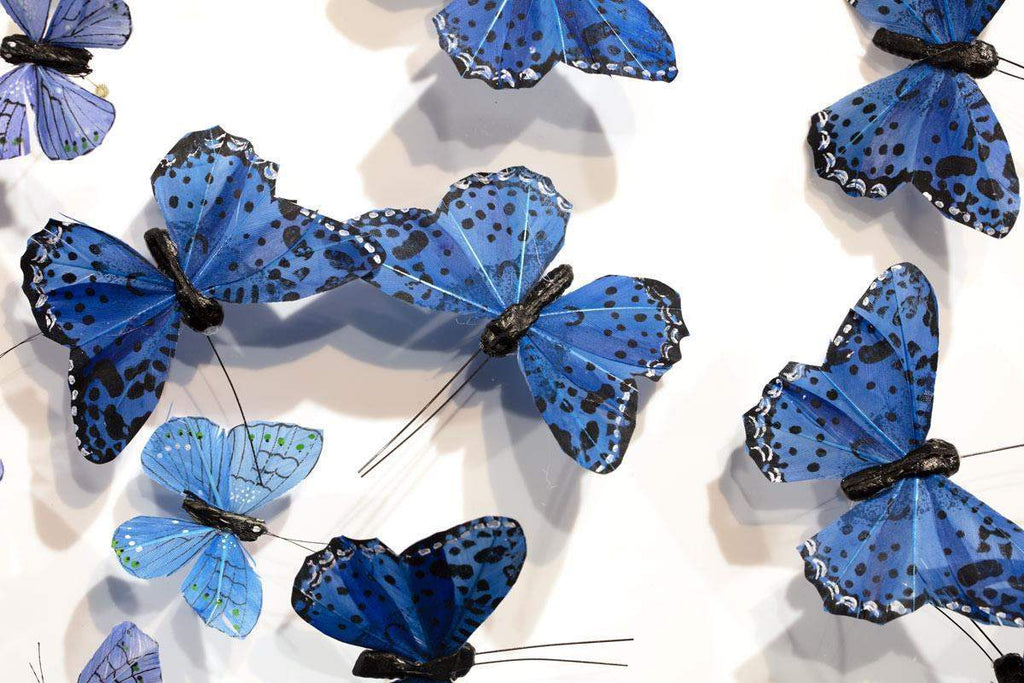 L'Homme Bleu - Original - SOLD by artist Michael Olsen - Wyecliffe Galleries