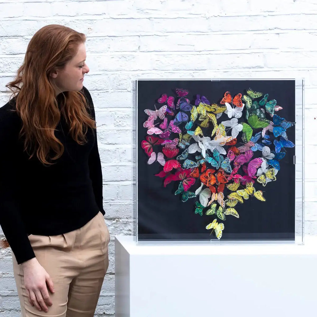 Love at 1st Flight - Original - SOLD by artist Michael Olsen - Wyecliffe Galleries