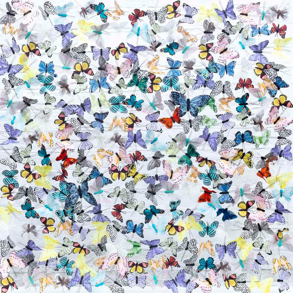 Pastel Riot - Original - SOLD by artist Michael Olsen - Wyecliffe Galleries