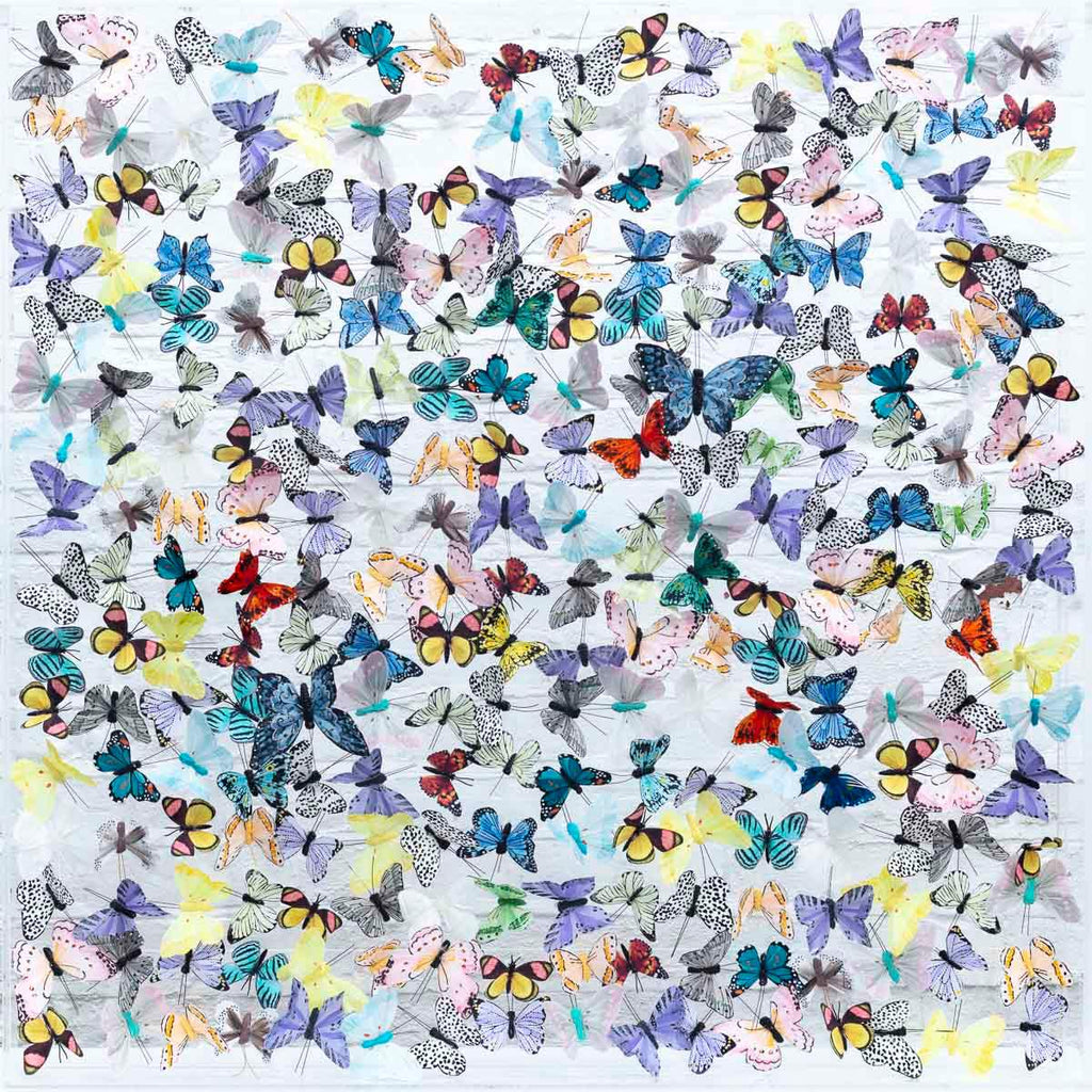 Pastel Riot - Original - SOLD by artist Michael Olsen - Wyecliffe Galleries