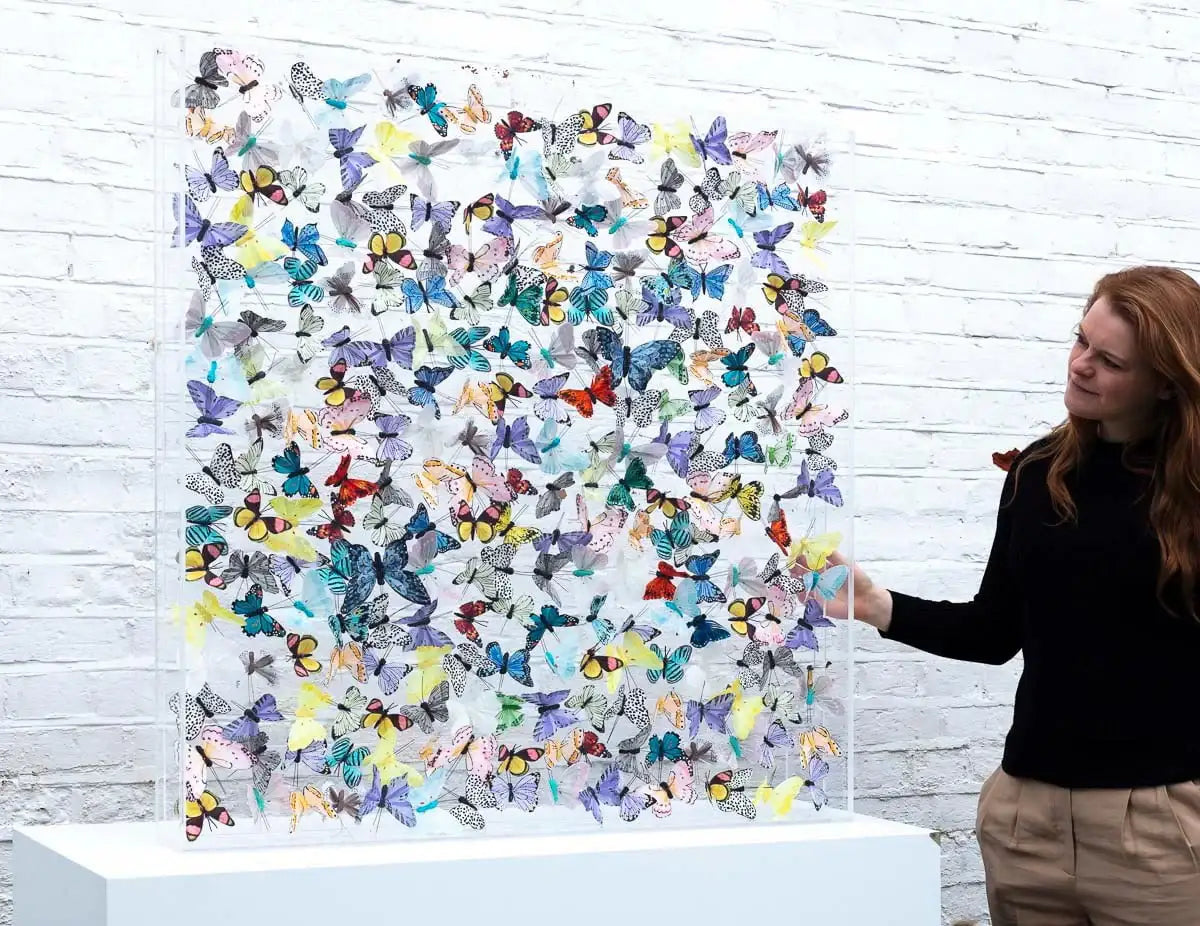 Pastel Riot - Original - SOLD by artist Michael Olsen - Wyecliffe Galleries