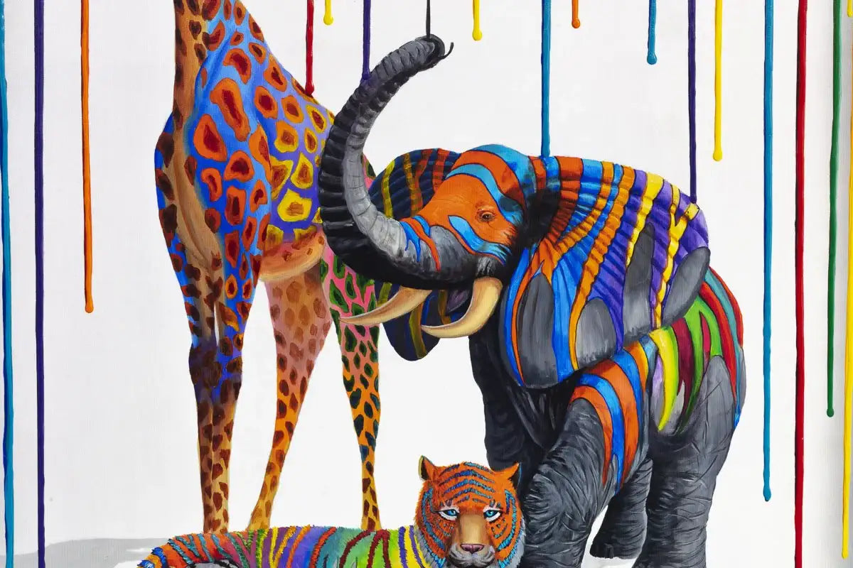 A Little Help from My Friends - Edition by artist Michael Summers - Wyecliffe Galleries