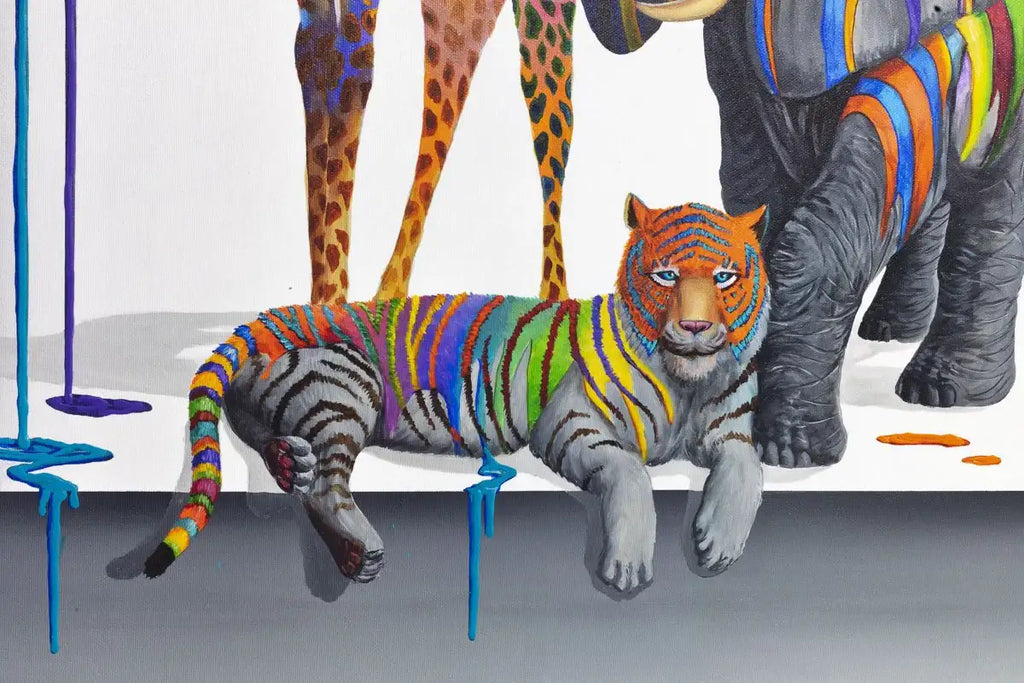 A Little Help from My Friends - Edition by artist Michael Summers - Wyecliffe Galleries