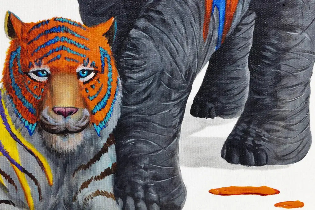 A Little Help from My Friends - Edition by artist Michael Summers - Wyecliffe Galleries