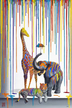 A Little Help from My Friends - Edition by artist Michael Summers - Wyecliffe Galleries