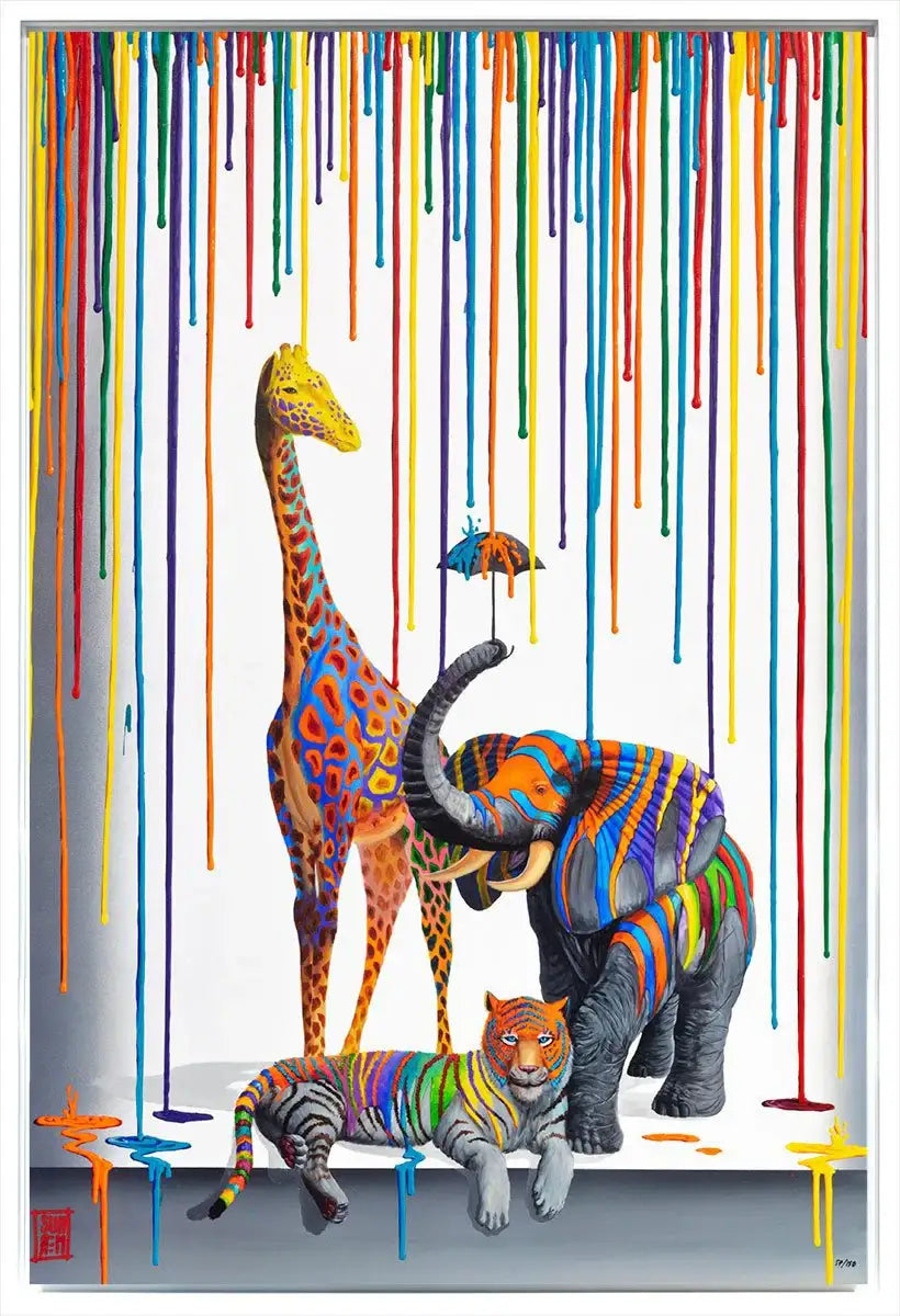 A Little Help from My Friends - Edition by artist Michael Summers - Wyecliffe Galleries