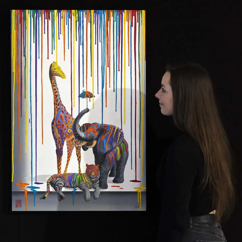 A Little Help from My Friends - Edition by artist Michael Summers - Wyecliffe Galleries