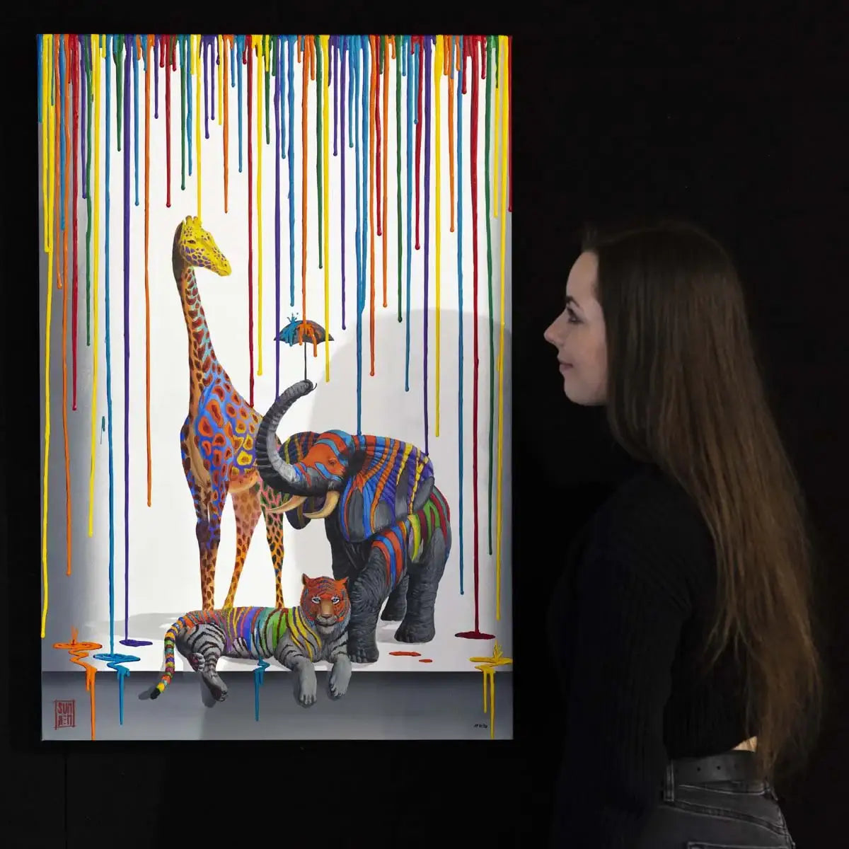 A Little Help from My Friends - Edition by artist Michael Summers - Wyecliffe Galleries