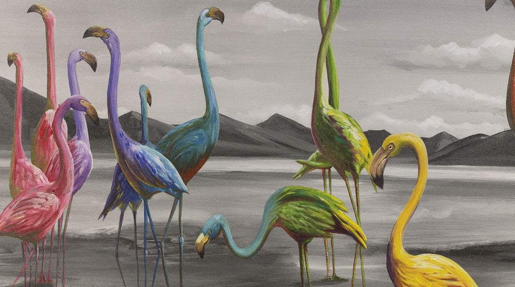 Birds of a Feather - Edition - SOLD OUT by artist Michael Summers - Wyecliffe Galleries