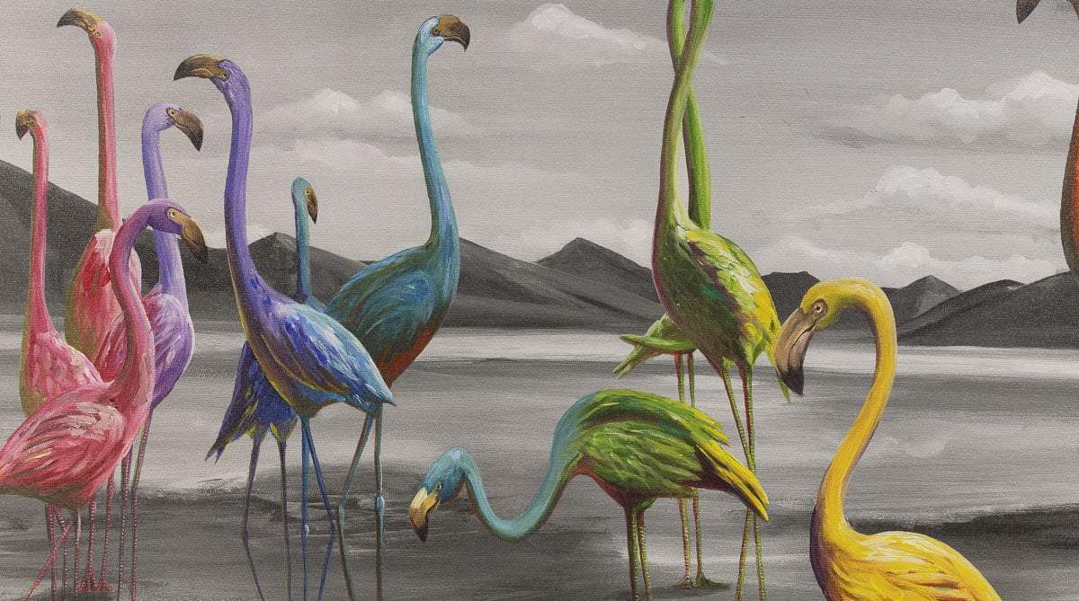 Birds of a Feather - Edition - SOLD OUT by artist Michael Summers - Wyecliffe Galleries