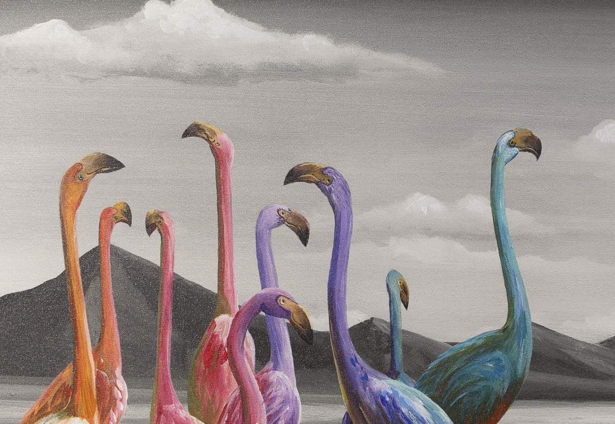 Birds of a Feather - Edition - SOLD OUT by artist Michael Summers - Wyecliffe Galleries