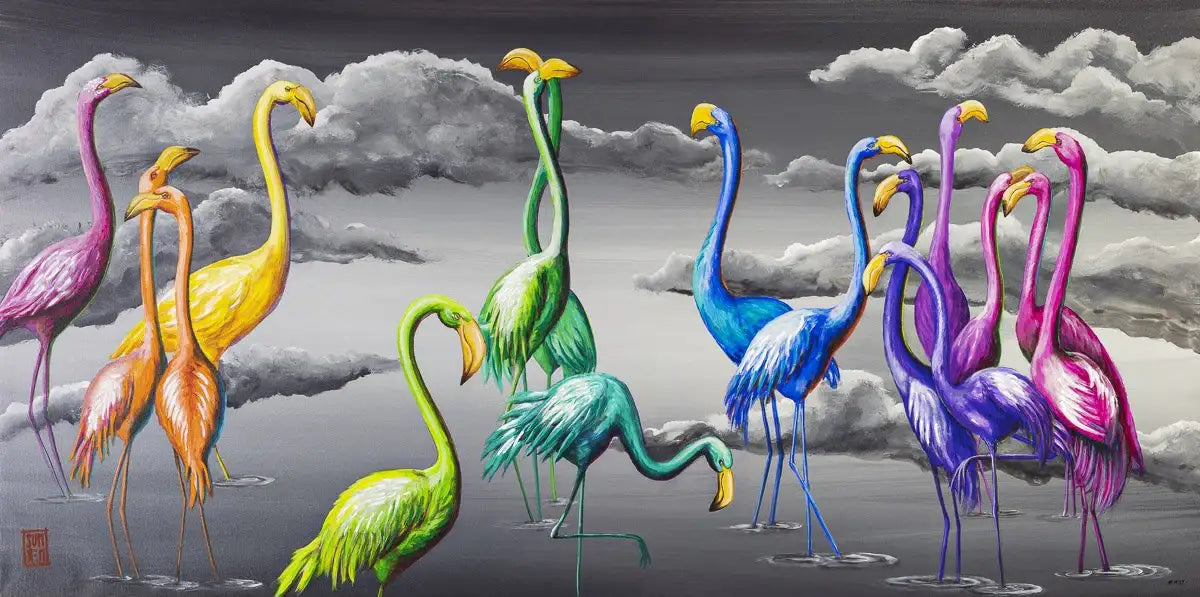 Birds of Paradise - Edition by artist Michael Summers - Wyecliffe Galleries
