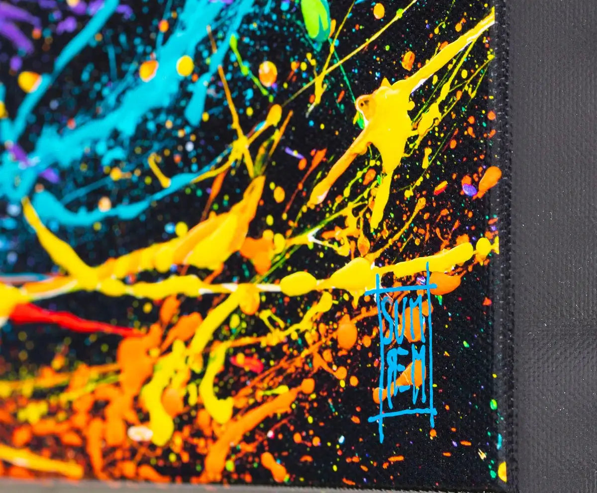 Bright Eyes Blue - Edition by artist Michael Summers - Wyecliffe Galleries