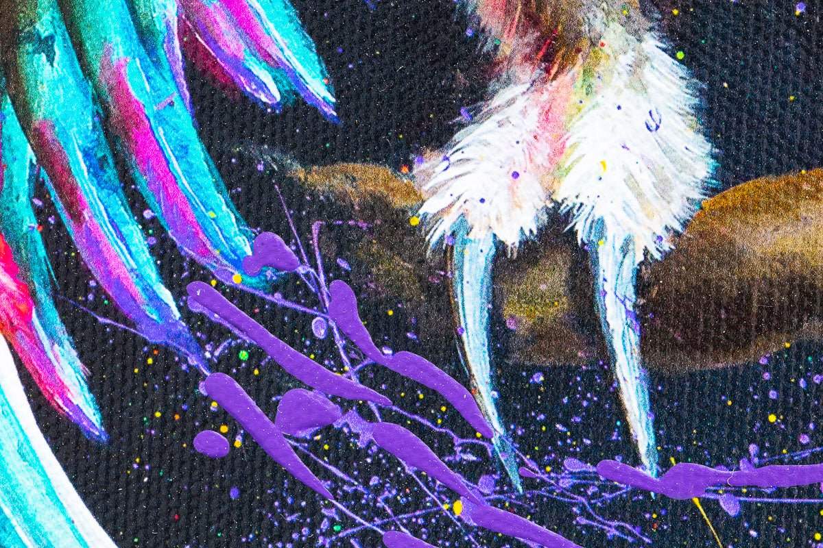 Bright Eyes Blue - Edition by artist Michael Summers - Wyecliffe Galleries