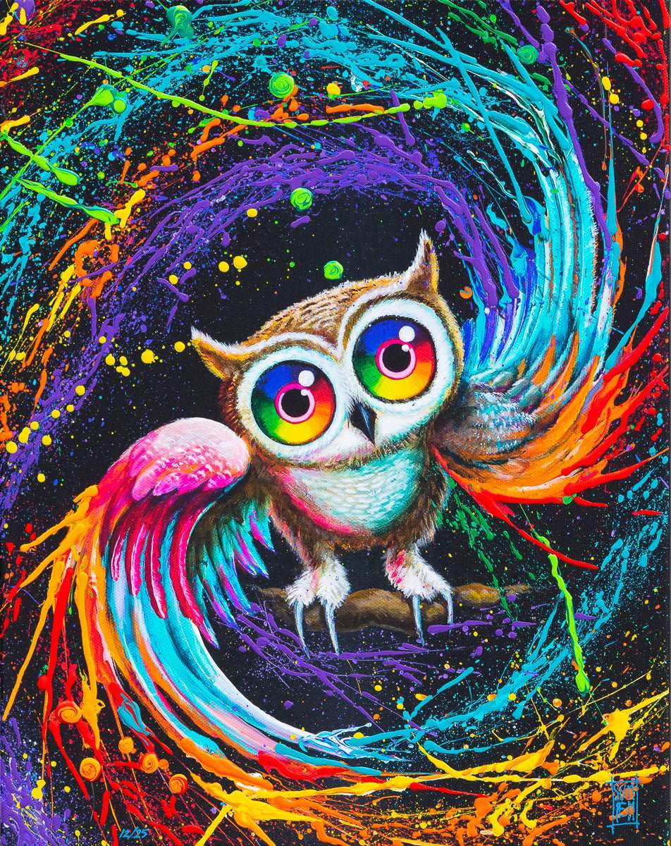 Bright Eyes Blue - Edition by artist Michael Summers - Wyecliffe Galleries