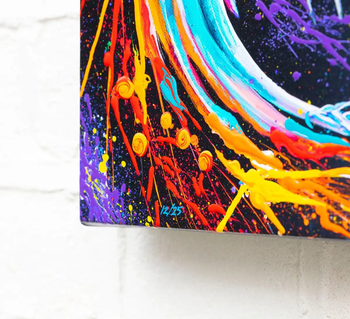 Bright Eyes Blue - Edition by artist Michael Summers - Wyecliffe Galleries